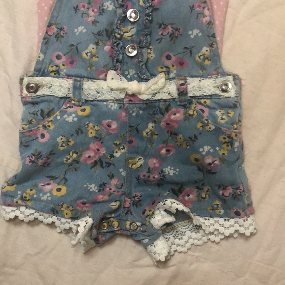 24Mo Spring Overalls Girls - Picture 2 of 14